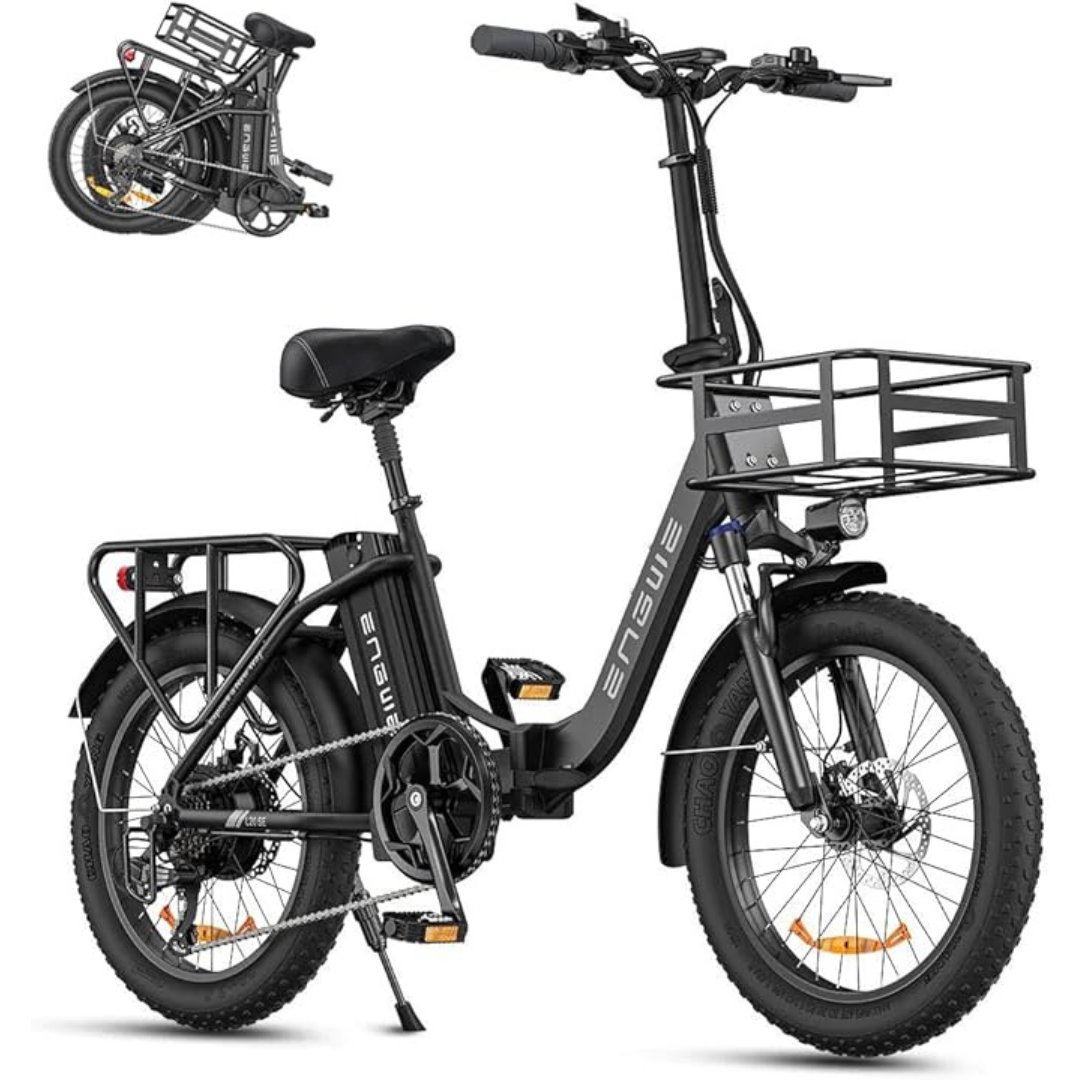 1753115993-22 ENGWE Elcykel Hopfällbar Cykel Elcykel med 20-tums Fat Tire - Bild 1