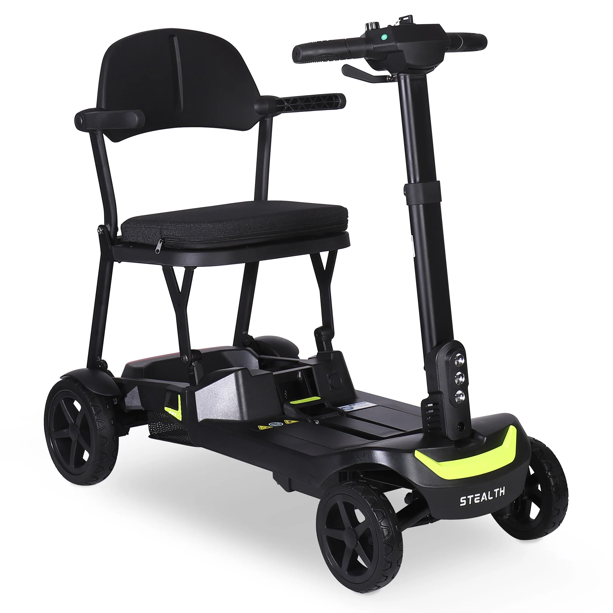 Stealth hopfällbar mobilitetsscooter